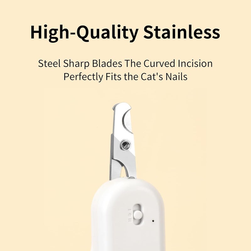 PAKEWAY Pet Nail Clipper with LED & UV Light - Image 4